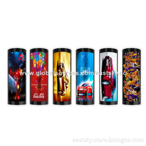 2200mAh Illuminated External Battery, LED Light Box Advertising DesignNew
